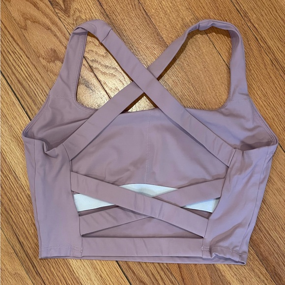 Women's Mauve Sports Bra - Picture 4 of 5